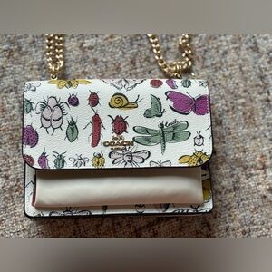 🦋🪲🐞Coach Klare mini crossbody in creature print🐞🪲🦋